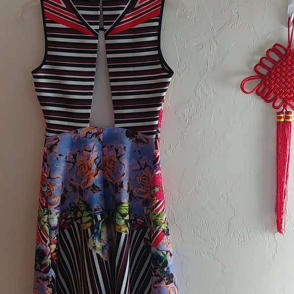 Stunning Clover Canyon Mola Floral Print Dress - Picture 4 of 8